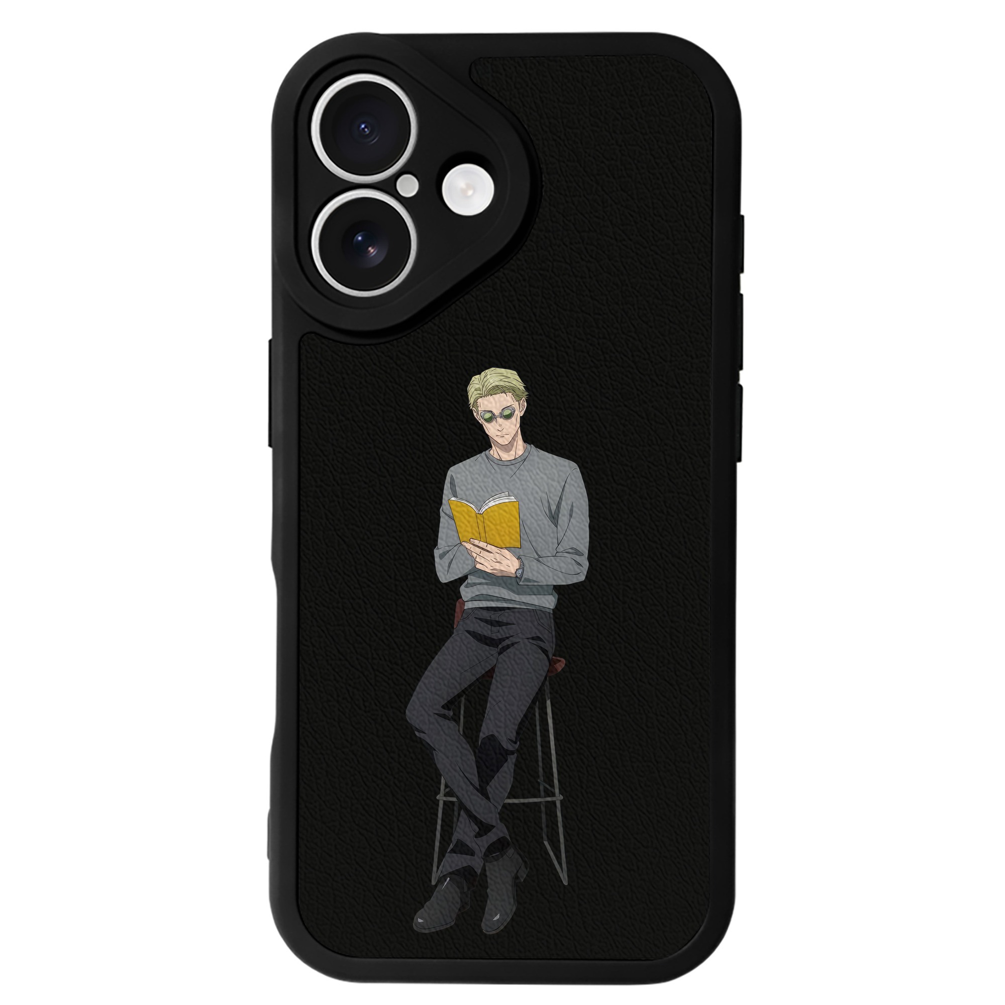 （画像用） 呪術廻戦 Jujutsu Kaisen 【iPhone 16シリーズ対応】シリコンスマホケース（レザー調） 材質：シリコン